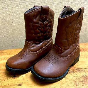 Wondernation Toddler Size 7C Western Boots